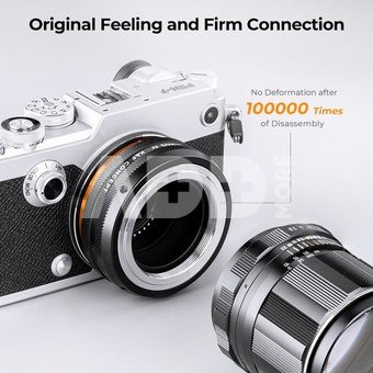 K&F Concept KF,M10126,HIGH PRECISION LENS ADAPTER,Anti reflection，M42-M4/3 IV PRO