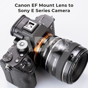 K&F Concept KF,M12106,HIGH PRECISION LENS ADAPTER,Anti reflection，EOS-NEX IV PRO