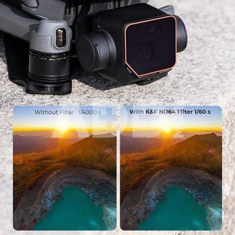 K&F For DJI Mavic 3, 4pcs Filter Sets (ND64+ND128+ND256+ND512)