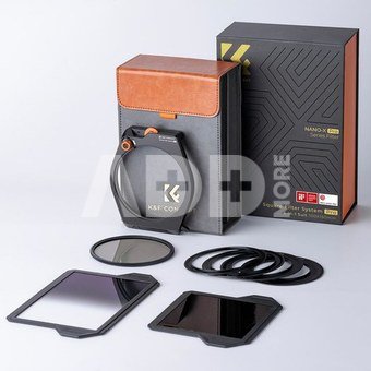 K&F High-End Square Bracket System, with built-in 95mm CPL, with 67/72/77/82mm adapter ring, Square