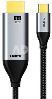 Cable USB-C - HDMI, 4K, Ultra HD, 3m, 1.4 ver.