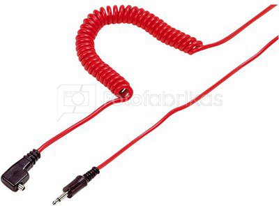 Kaiser Flash Cable, red, 10m PC and jack plug, 6,35mm 1409