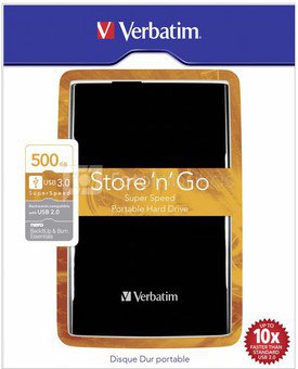 Verbatim Store n Go Portable USB 3.0 black 500GB