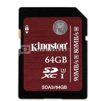 Kingston 64GB SDXC UHS-I U3 Kingston