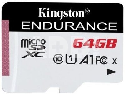 Kingston Endurance UHS-I U1 64 GB, micro SDXC, Flash memory class 10