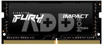 Kingston Memory DDR4 Fury Impact SODIMM 32GB(2*16GB)/3200 CL20