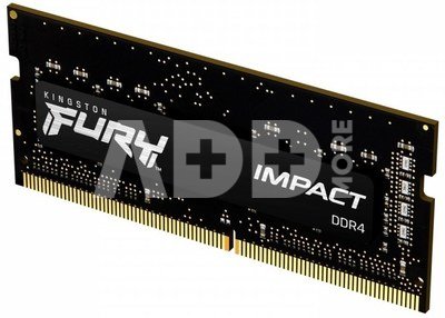 Kingston Memory DDR4 Fury Impact SODIMM 32GB(2*16GB)/3200 CL20