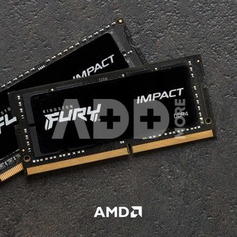Kingston Memory DDR4 Fury Impact SODIMM 32GB(2*16GB)/3200 CL20