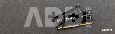 Kingston Memory DDR4 Fury Impact SODIMM 32GB(2*16GB)/3200 CL20