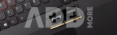 Kingston Memory DDR4 Fury Impact SODIMM 32GB(2*16GB)/3200 CL20