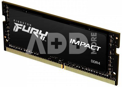 Kingston Memory DDR4 Fury Impact SODIMM 64GB(2*32GB)/3200 CL20
