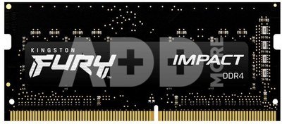 Kingston Memory DDR4 Fury Impact SODIMM 64GB(2*32GB)/3200 CL20