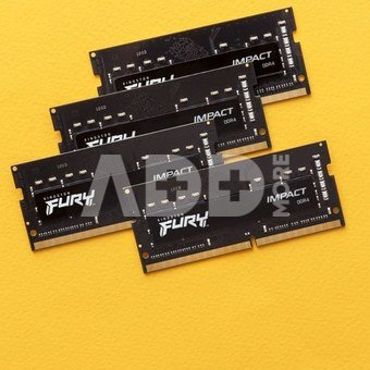 Kingston Memory DDR4 Fury Impact SODIMM 64GB(2*32GB)/3200 CL20