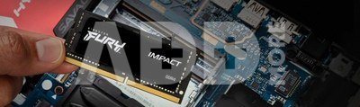 Kingston Memory DDR4 Fury Impact SODIMM 64GB(2*32GB)/3200 CL20