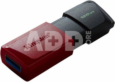 Kingston USB Flash Drive DataTraveler Exodia 128 GB, USB 3.2 Gen 1, Black/Red