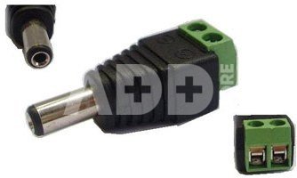 Power male connector 5.5x2.1
