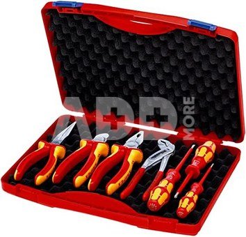 Knipex Tool Box Red Electro set 2