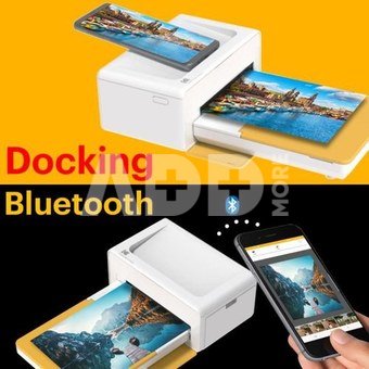 Kodak PD460 Printer Dock Bluetoot Yellow and 10 paper