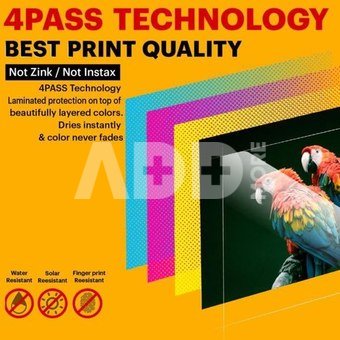 Kodak PD460 Printer Dock Bluetoot Yellow and 10 paper