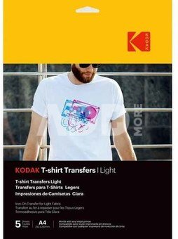 Kodak T-Shirt Transfers Light 5pcs (3510560)