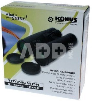 Jumelles Konus Titanium 10x42 WP - Étanches Et Antibrume - Observation Nature