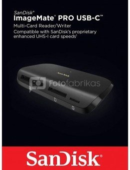 Kortelių nuskaitymo įrenginys SanDisk ImageMate PRO USB-C