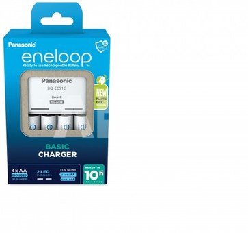 Panasonic eneloop charger BQ-CC51 + 4x2000mAh