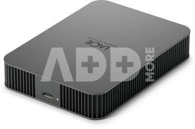 LaCie Mobile Drive Secure 5TB Space Grey USB 3.1 Type C