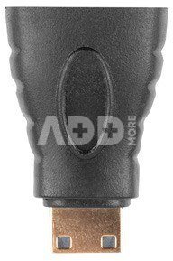 Lanberg Adapter HDMI(M)-HDMI(F) mini czarny