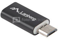Lanberg Adapter USB CF - micro USB BM 2.0 black
