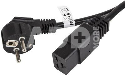 Lanberg Cable power CEE 7/7 - IEC 320 C19 16A VDE 1.8M black