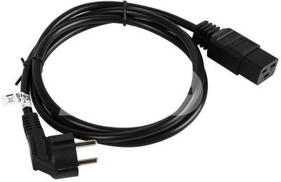 Lanberg Cable power CEE 7/7 - IEC 320 C19 16A VDE 1.8M black