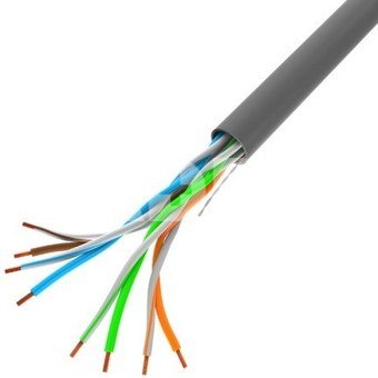 Lanberg Cable UTP Cat.5E CU 305 m wire FLUKE LCU5-12CU-0305-S grey