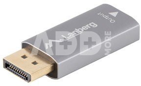 Lanberg Displayport (M) to HDMI (F) Adapter 4K, Silver | AD-DP-HD-01
