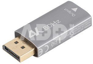 Lanberg Displayport (M) to HDMI (F) Adapter 4K, Silver | AD-DP-HD-01