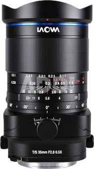 Laowa 35mm f/2.8 Zero-D T/S 0.5x Macro Lens - Fuji GFX