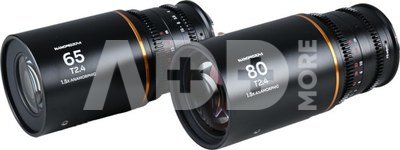 Laowa Nanomorph&Acirc; S35 Prime&Acirc; 2 Lens&Acirc; Bundle &Acirc; (65mm,80mm) (Amber) DL