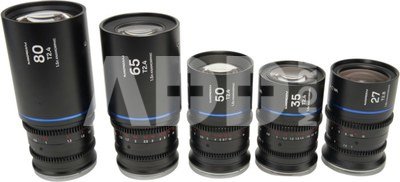 Laowa Nanomorph&Acirc; S35 Prime&Acirc; 5 Lens&Acirc; Bundle &Acirc; (27mm, 35mm, 50mm, 65mm, 80mm) (Blue) Nikon Z