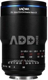 Laowa 58mm f/2.8 2X Ultra-Macro APO Sony FE