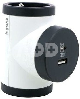 Legrand Rozg obrot 2xP+Z +USB AC-B/C