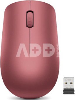 Lenovo 530 Wireless mouse, 2.4 GHz Wireless via Nano USB, Cherry Red