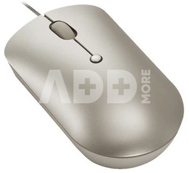 Lenovo 540 USB-C Wired Compact Mouse (Sand)