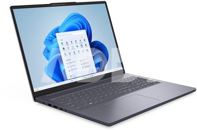 Lenovo IdeaPad Slim 3 16ARP10 | Luna Grey | 16 " | IPS | WUXGA | 1920 x 1200 pixels | Anti-glare | AMD Ryzen 5 | 7535HS | 16 GB | Soldered DDR5 | Solid-state drive capacity 512 GB | AMD Radeon 660M Graphics | Windows 11 Home | 802.11ax | Bluetooth version 5.3 | Keyboard language Nordic | Keyboard backlit | Warranty 24 month(s) | Battery warranty 12 month(s)