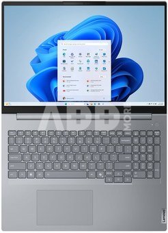 Lenovo ThinkBook 16 Gen 8 IAL 16 WUXGA ULT9-185H/16GB/512GB/Intel Graphics/WIN11 Pro/Nordic Backlit kbd/Arctic Grey/FP/2Y Warranty | Lenovo