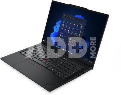 Lenovo ThinkPad E14 G7 Intel | Black | 14 " | IPS | WUXGA | 1920 x 1200 pixels | Anti-glare | Intel Core Ultra 7 | 258V | 32 GB | Soldered LPDDR5x | Solid-state drive capacity 512 GB | Intel Arc Graphics 140V | Windows 11 Pro | 802.11ax | Bluetooth version 5.3 | Keyboard language English | Keyboard backlit | Warranty 36 month(s) | Battery warranty 12 month(s)
