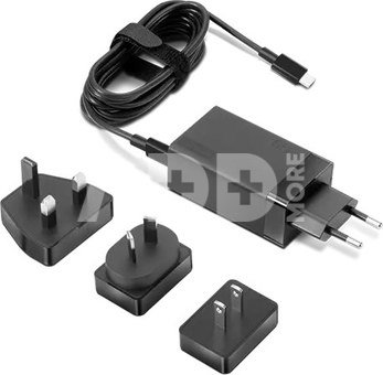 Lenovo Travel Adapter USB-C AC Black, 65 W