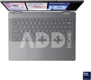Lenovo Yoga 7 2-in-1 14ILL10 | Luna Grey | 14 " | OLED | Touchscreen | WUXGA | 1920 x 1200 pixels | Intel Core Ultra 7 | 256V | 16 GB | Soldered LPDDR5x | Solid-state drive capacity 512 GB | Intel Arc Graphics 140V | Windows 11 Home | 802.11be | Bluetooth version 5.4 | Keyboard language English | Keyboard backlit | Warranty 24 month(s) | Battery warranty 12 month(s)