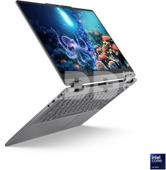 Lenovo Yoga 7 2-in-1 14ILL10 | Luna Grey | 14 " | OLED | Touchscreen | WUXGA | 1920 x 1200 pixels | Intel Core Ultra 7 | 256V | 16 GB | Soldered LPDDR5x | Solid-state drive capacity 512 GB | Intel Arc Graphics 140V | Windows 11 Home | 802.11be | Bluetooth version 5.4 | Keyboard language English | Keyboard backlit | Warranty 24 month(s) | Battery warranty 12 month(s)