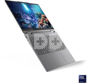 Lenovo Yoga 7 2-in-1 14ILL10 | Luna Grey | 14 " | OLED | Touchscreen | WUXGA | 1920 x 1200 pixels | Intel Core Ultra 7 | 256V | 16 GB | Soldered LPDDR5x | Solid-state drive capacity 512 GB | Intel Arc Graphics 140V | Windows 11 Home | 802.11be | Bluetooth version 5.4 | Keyboard language English | Keyboard backlit | Warranty 24 month(s) | Battery warranty 12 month(s)