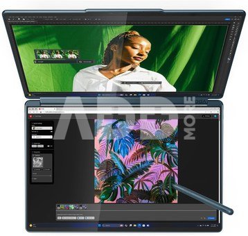 Lenovo Yoga Book 9 14IAH10 Touch 2x14 2.8K ULT7-255H/32GB/1TB/Intel Arc 140T/WIN11 Home/ENG Backlit kbd/Tidal Teal/2Y Warranty | Lenovo